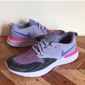 Nike Odyssey React 2 Flyknit Purple and Pink